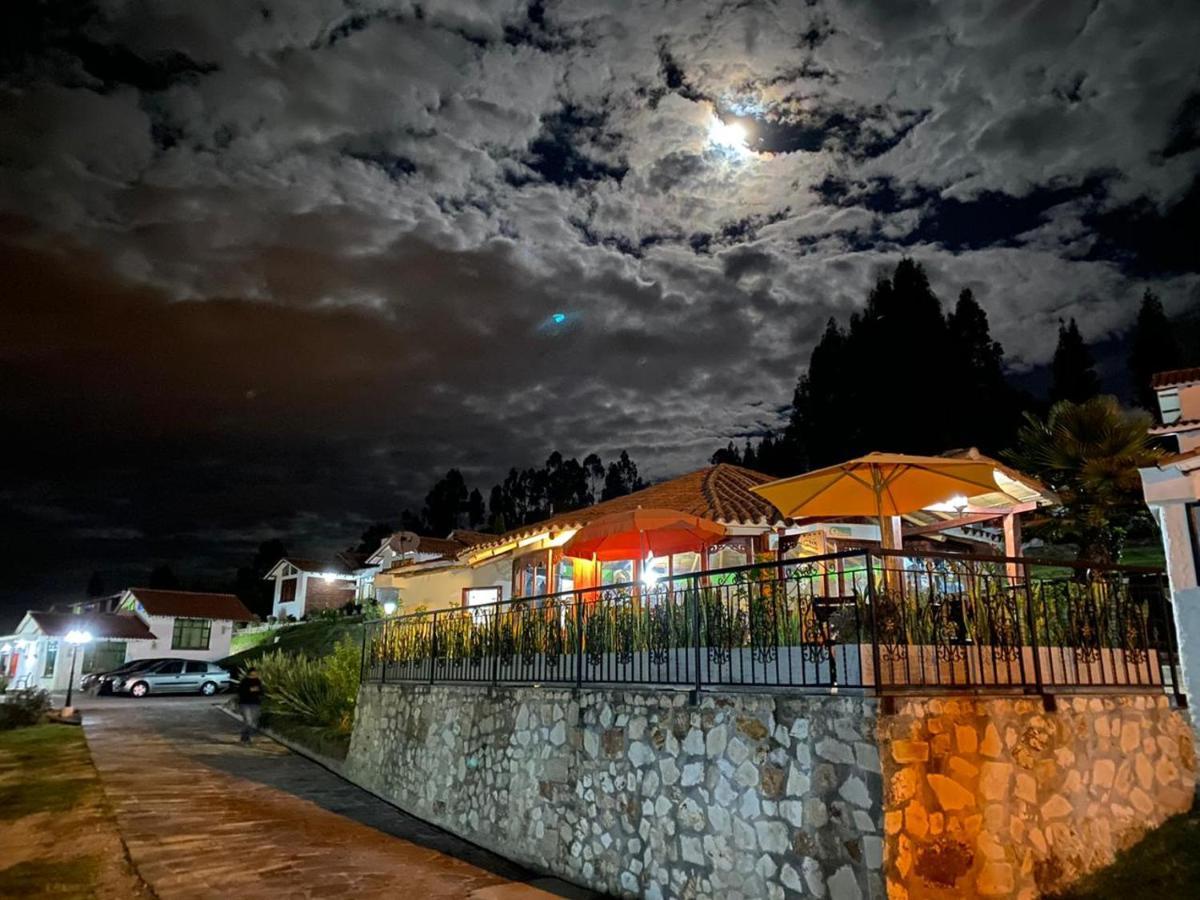 Hotel Cabanas San Cayetano Paipa Eksteriør bilde