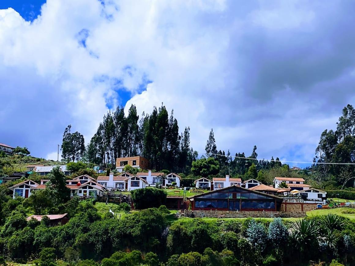 Hotel Cabanas San Cayetano Paipa Eksteriør bilde