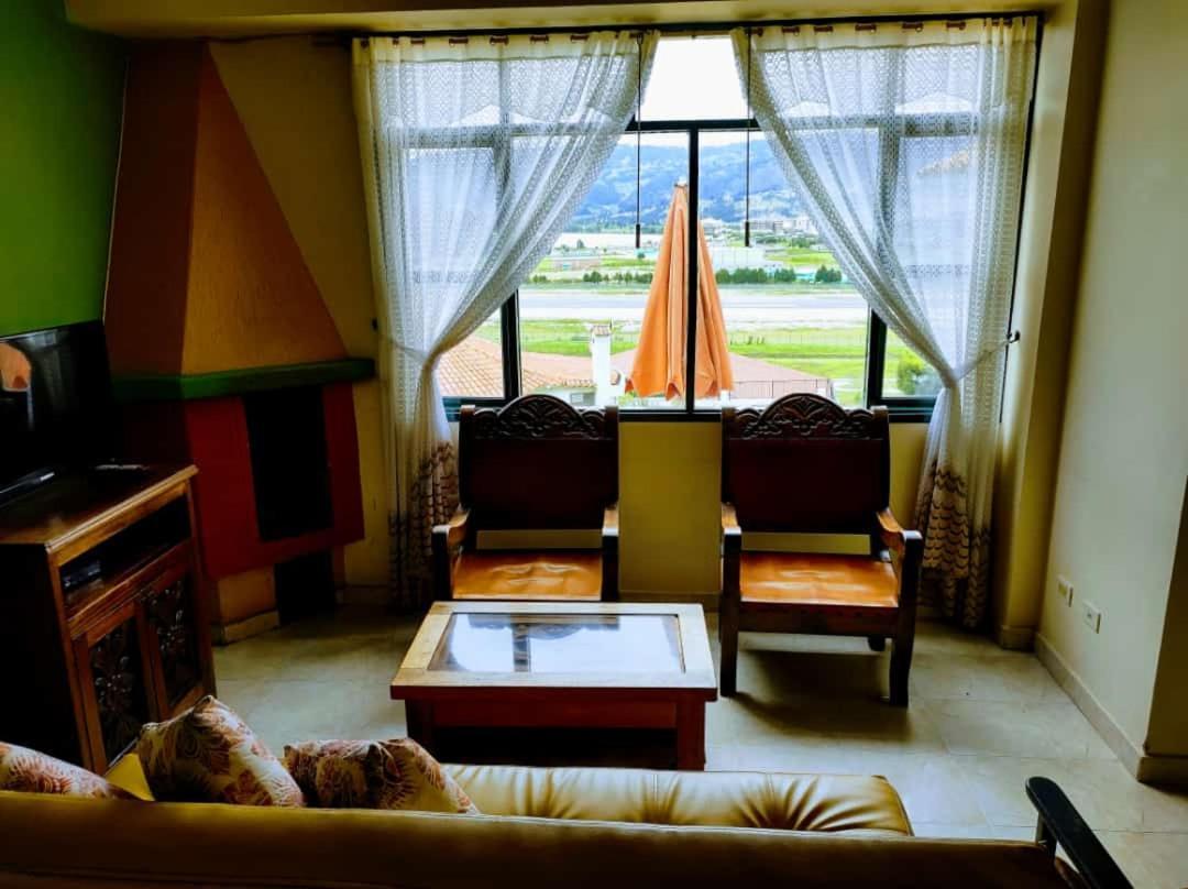 Hotel Cabanas San Cayetano Paipa Eksteriør bilde