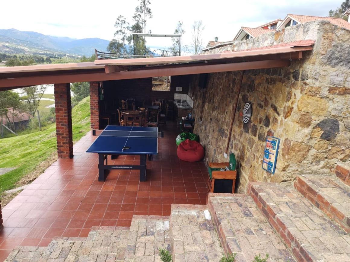 Hotel Cabanas San Cayetano Paipa Eksteriør bilde