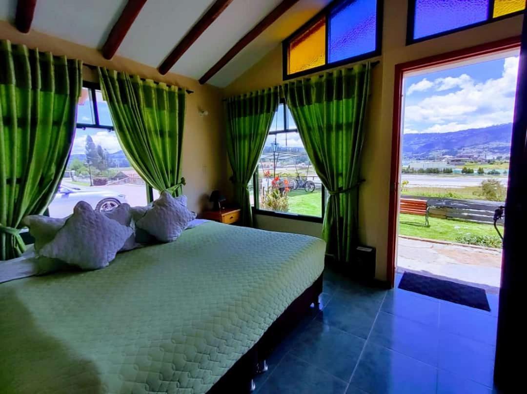 Hotel Cabanas San Cayetano Paipa Eksteriør bilde