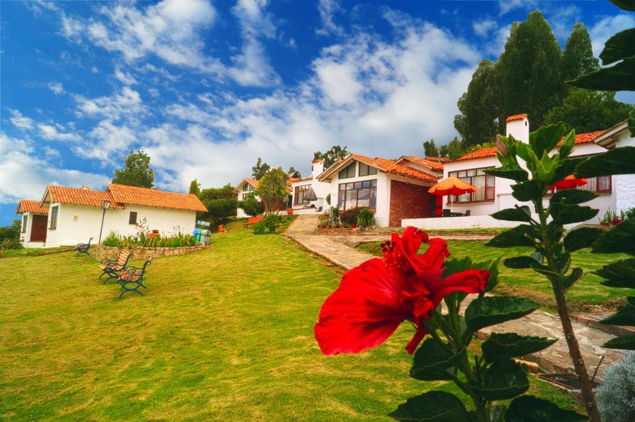 Hotel Cabanas San Cayetano Paipa Eksteriør bilde