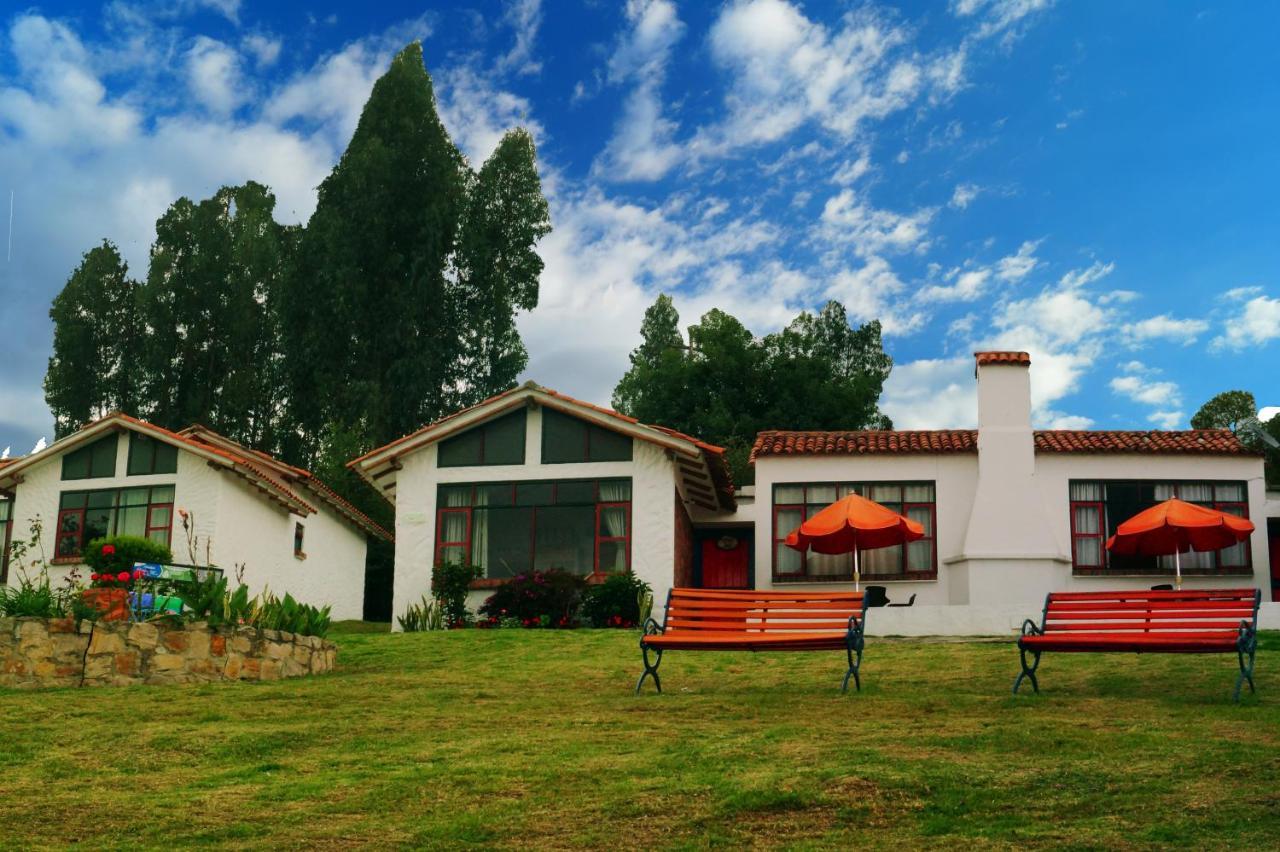 Hotel Cabanas San Cayetano Paipa Eksteriør bilde
