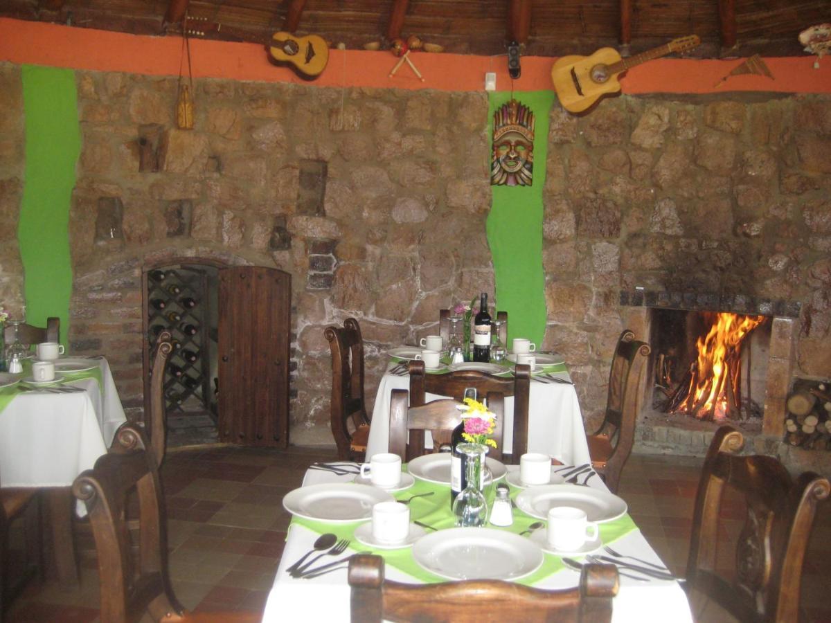 Hotel Cabanas San Cayetano Paipa Eksteriør bilde